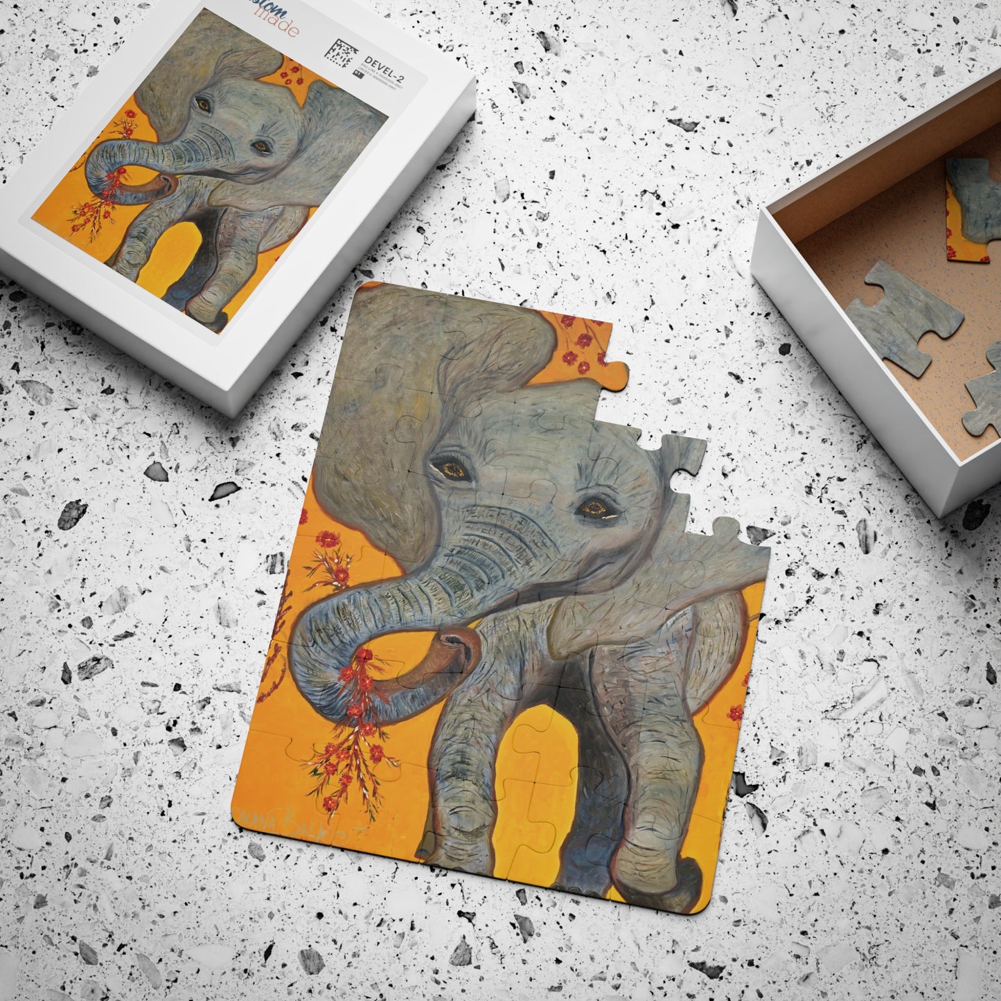 HAPPY ELEPHANT Kids' Puzzle, 30-Piece