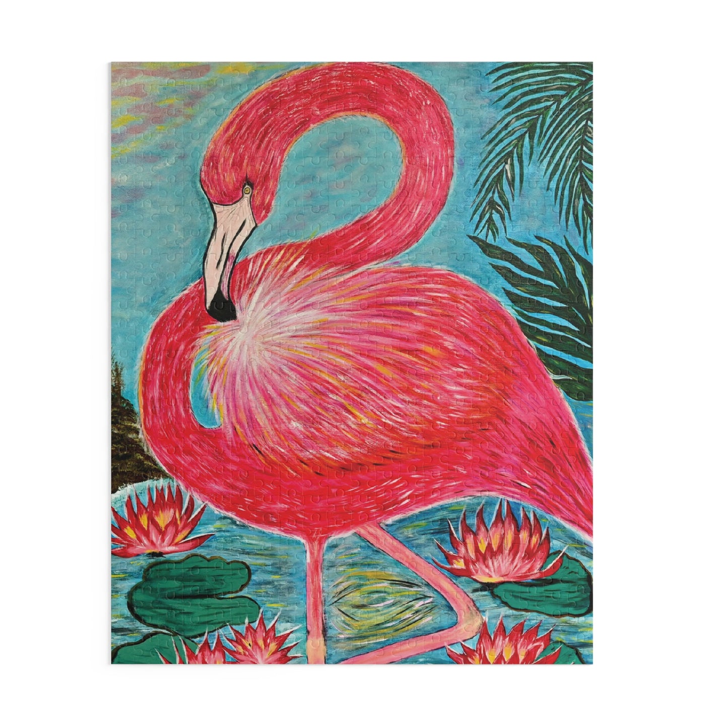 PINK FLAMINGO Puzzle (120, 252, 500-Piece)