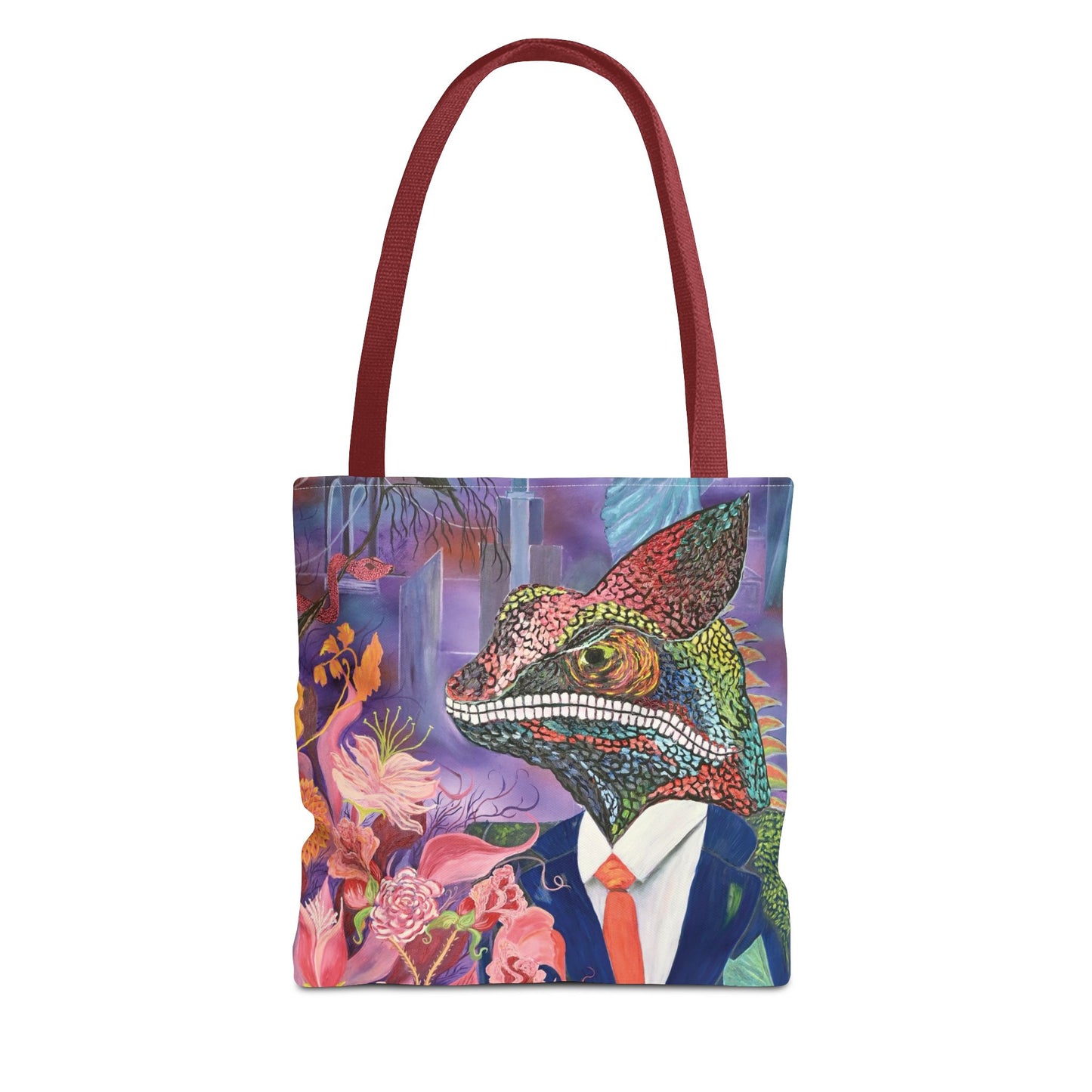 Chameleon's Anxious Heart Tote Bag