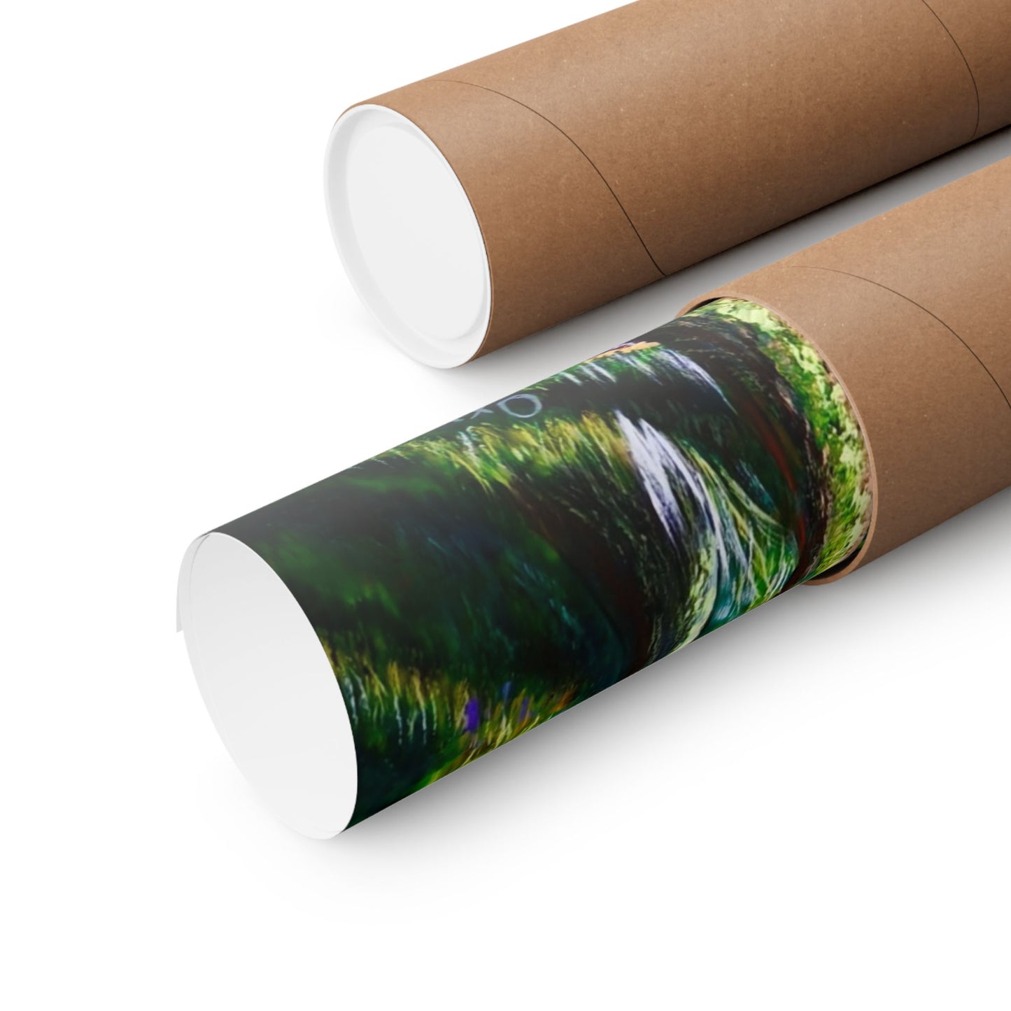 Garden Stream Matte Poster