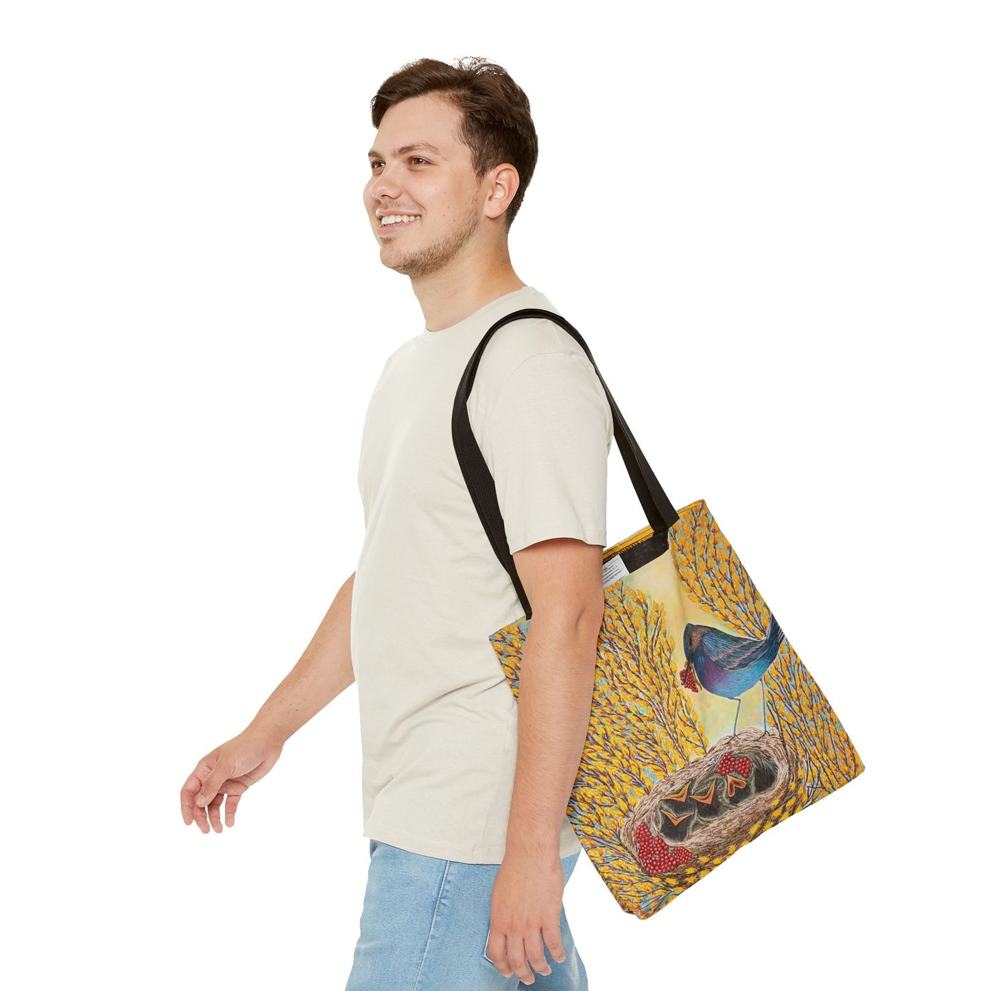 Bird Very Berry Tote Bag