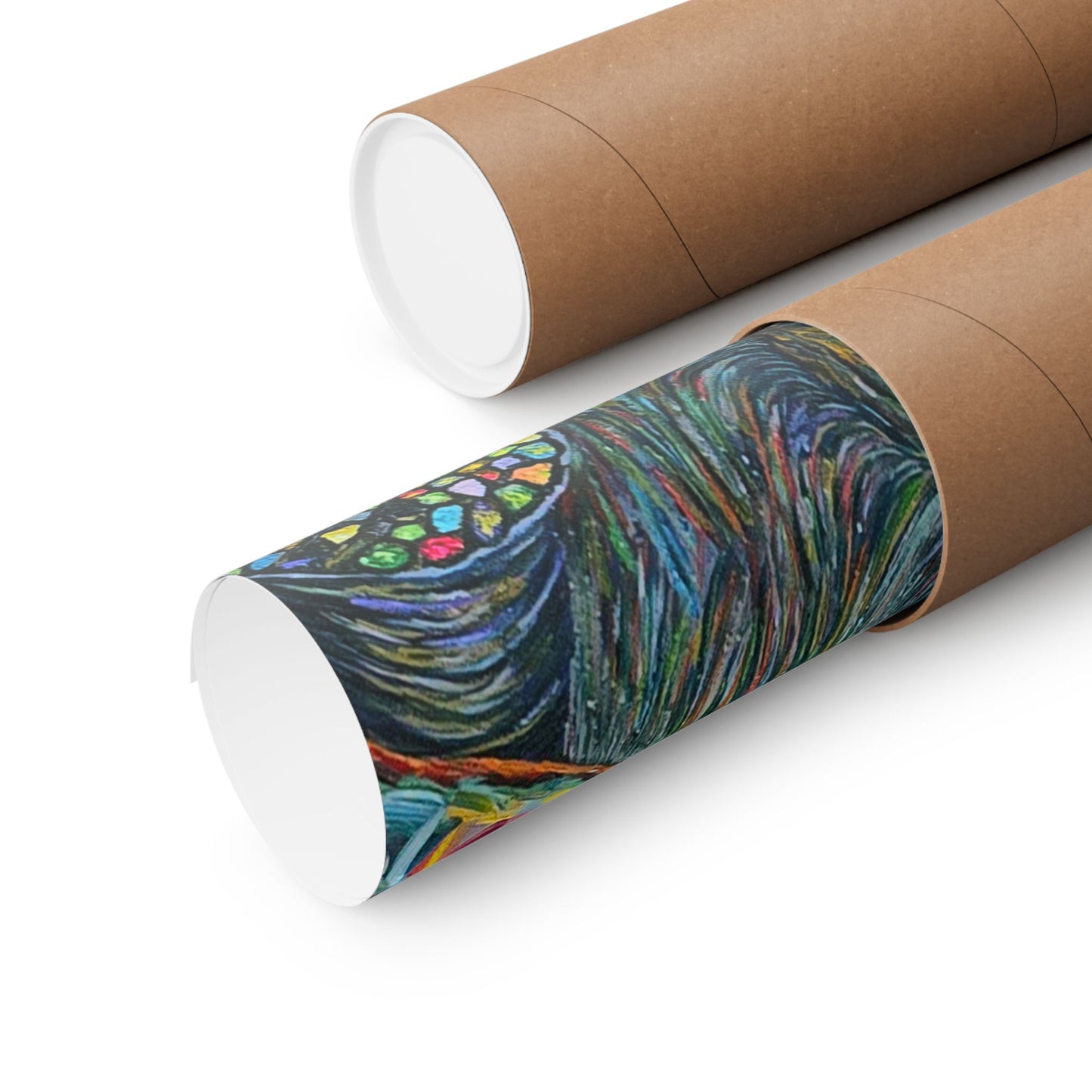 Tropical Turtle Matte Poster