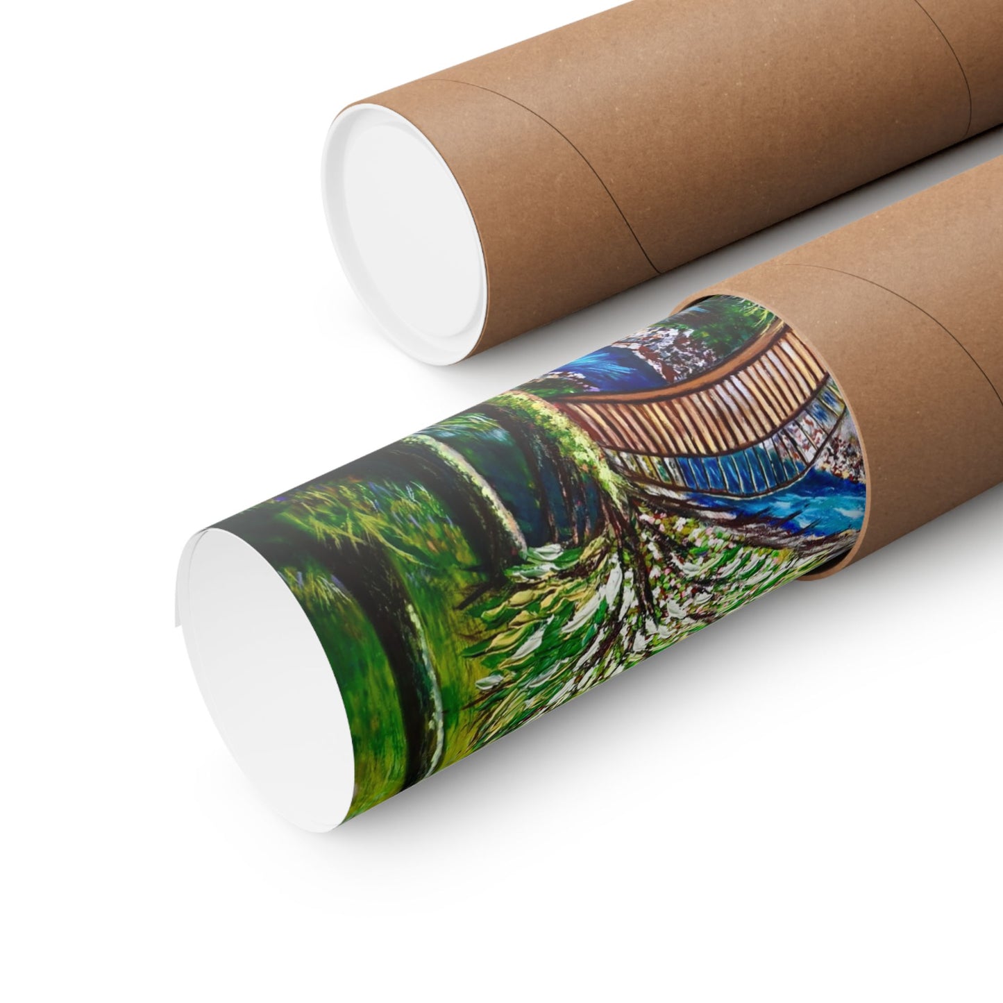 Garden Stream Matte Poster