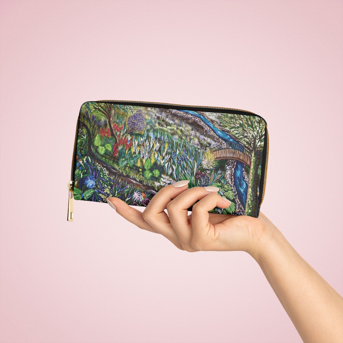 LOVER'S TRAIL Zipper Wallet