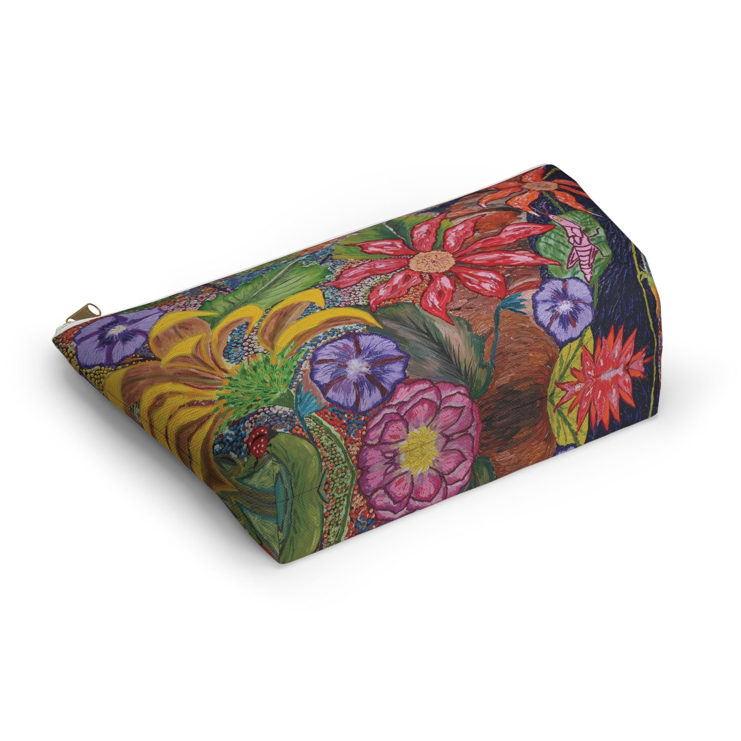 Floral Accessory Pouch