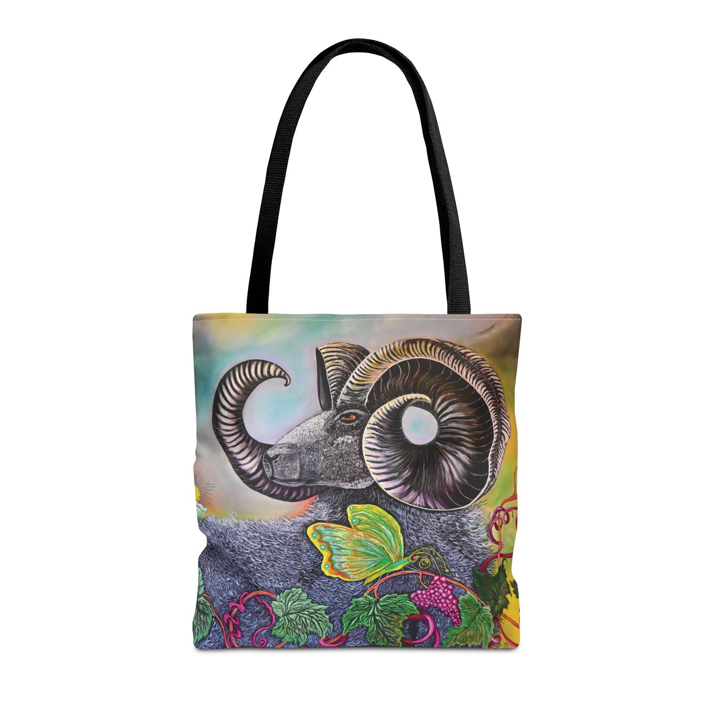 Artistic Ram Tote Bag