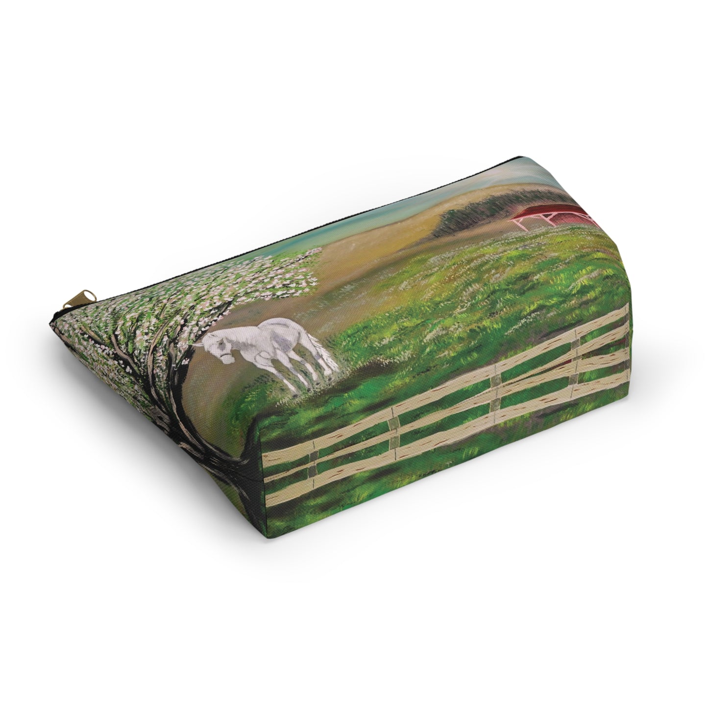 Equestrian-Themed Accessory Pouch