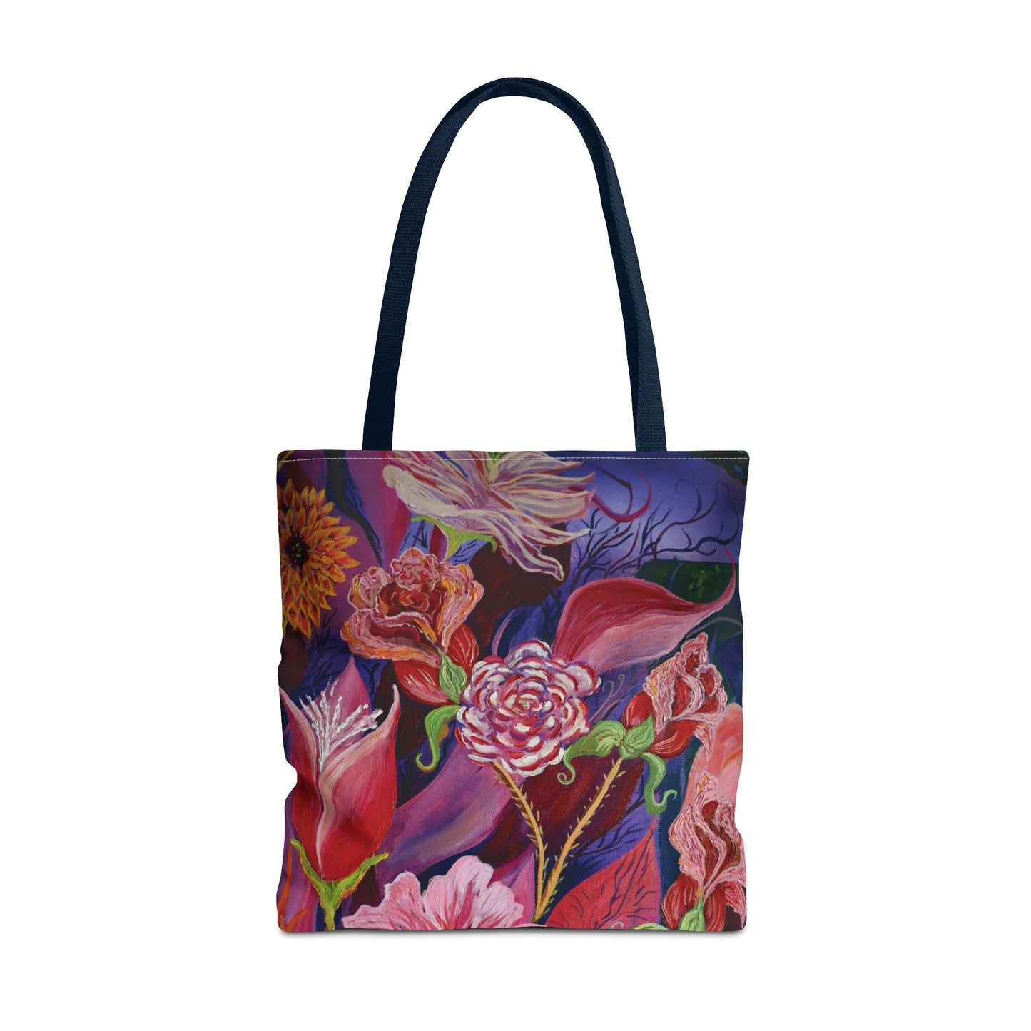 Nighttime Flowers Tote Bag