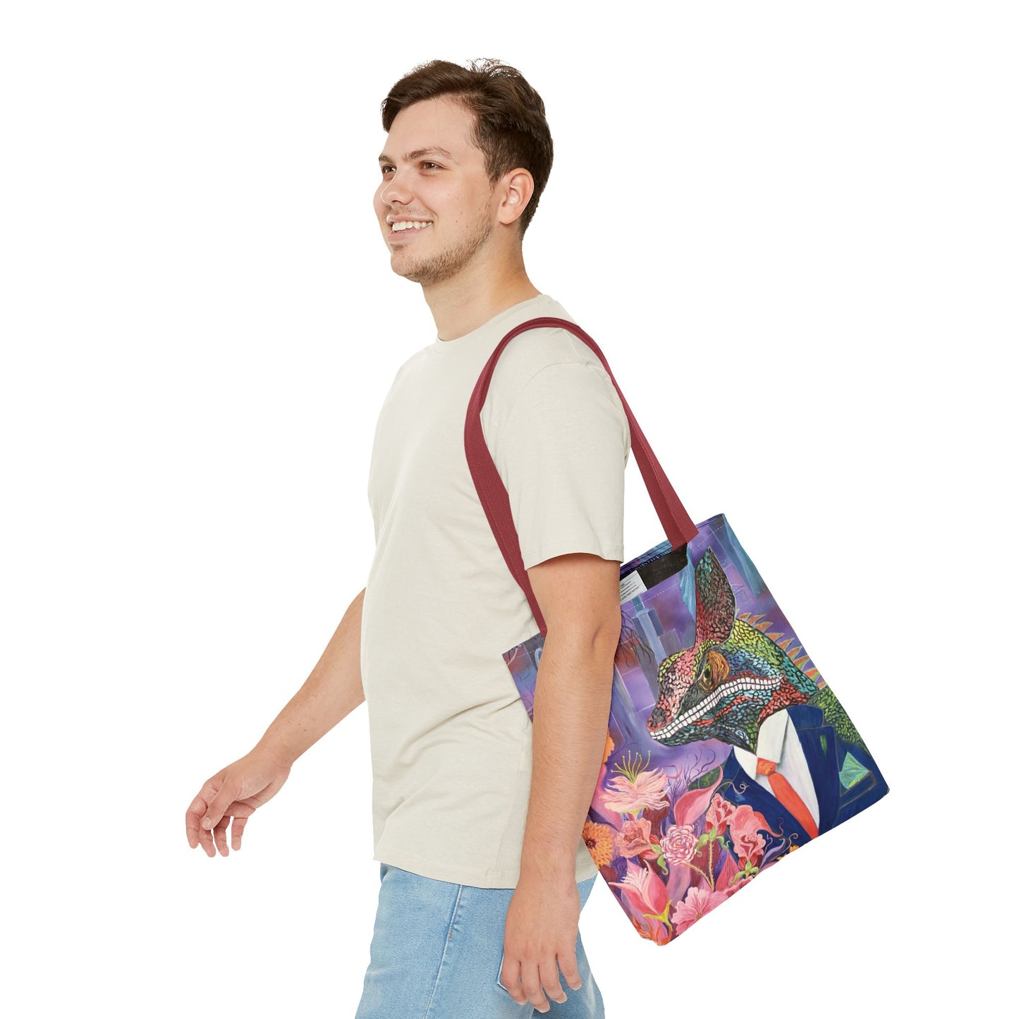 Chameleon's Anxious Heart Tote Bag