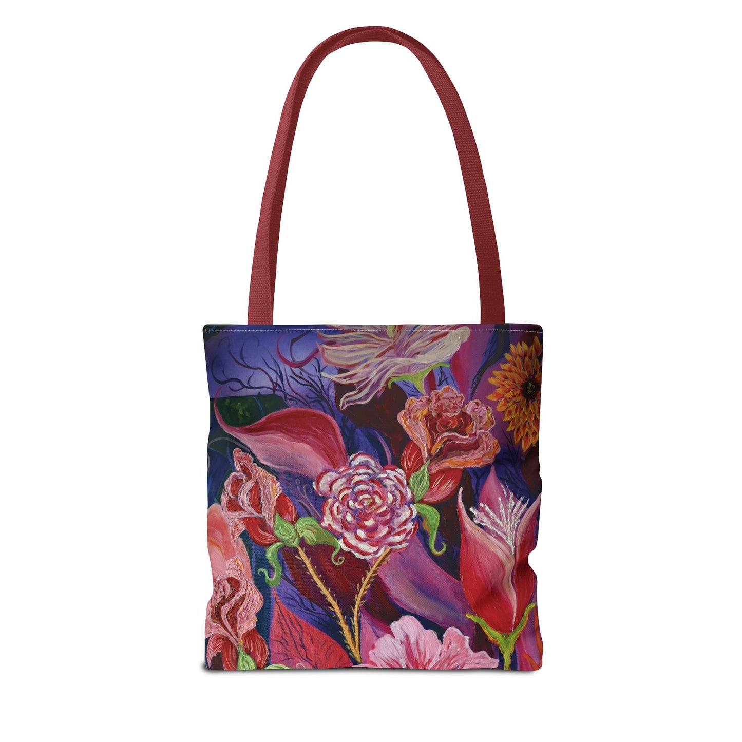 Nighttime Flowers Tote Bag