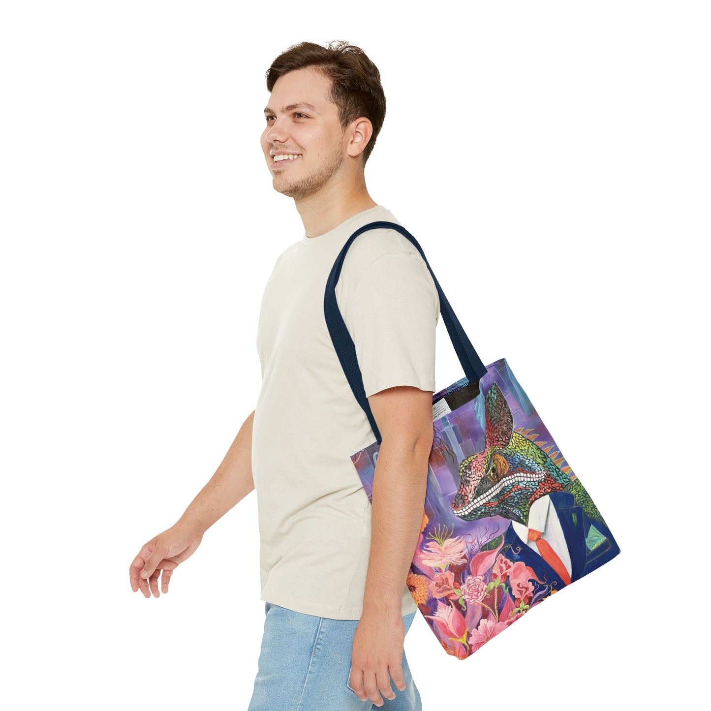 Chameleon's Anxious Heart Tote Bag