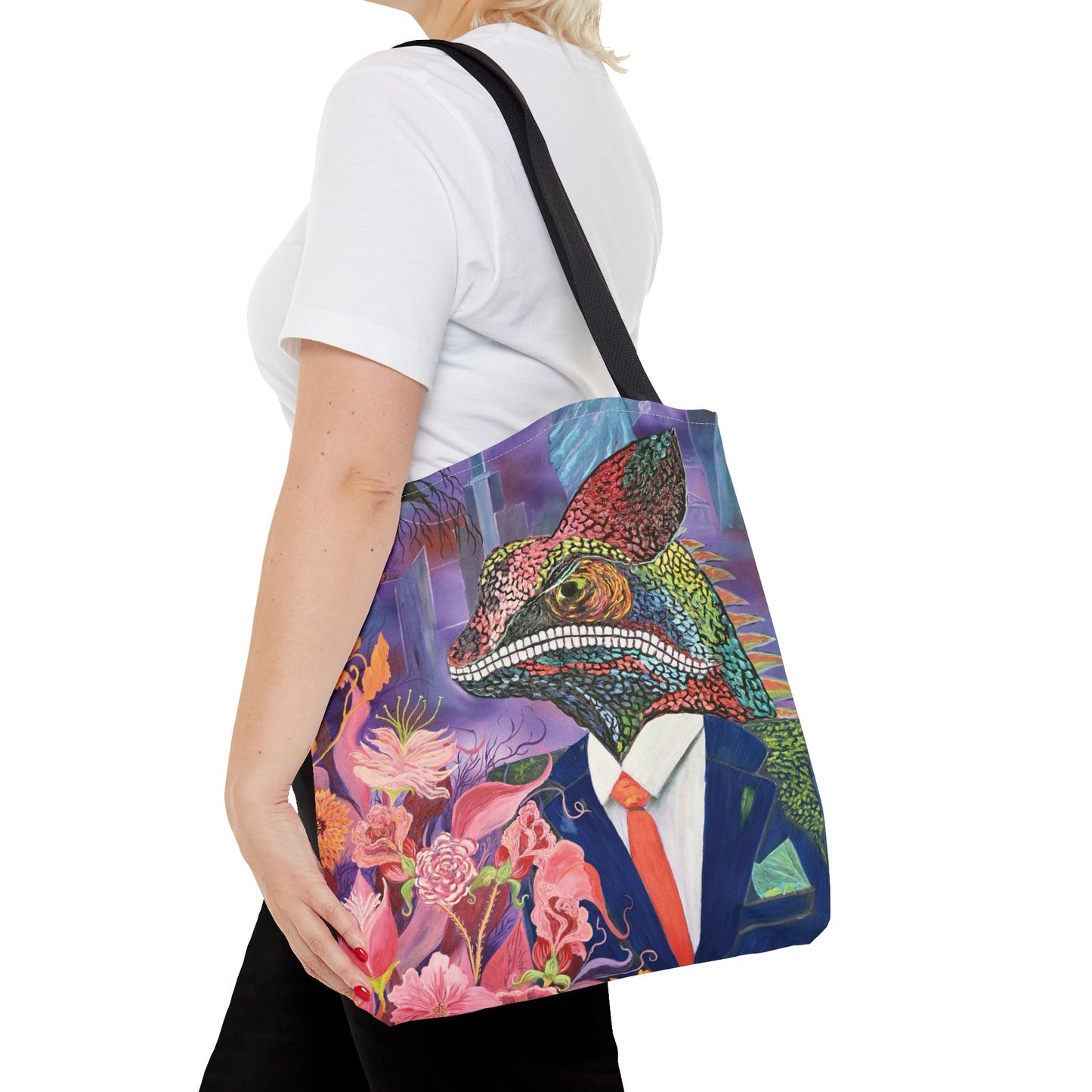 Chameleon's Anxious Heart Tote Bag