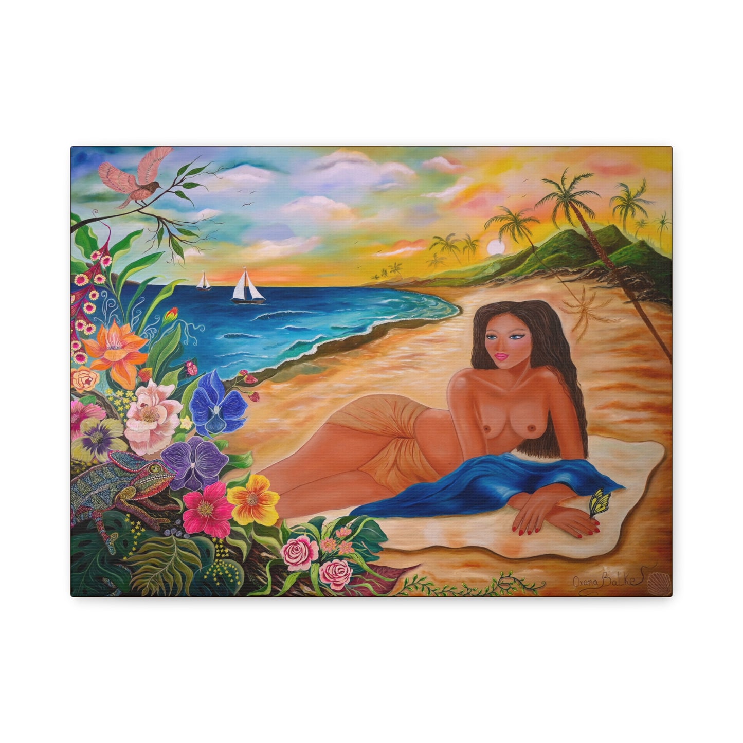 Canvas Print - THE ISLAND MUSE