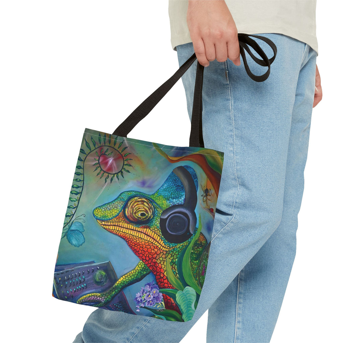 Chameleon's The Fearful Psyche Tote Bag (AOP)
