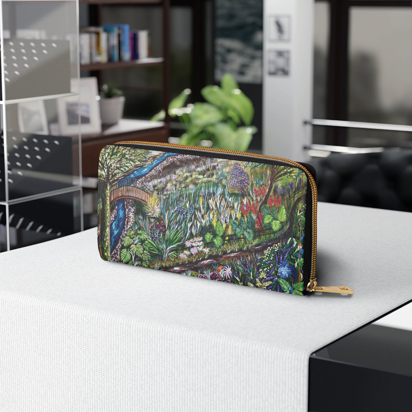 LOVER'S TRAIL Zipper Wallet