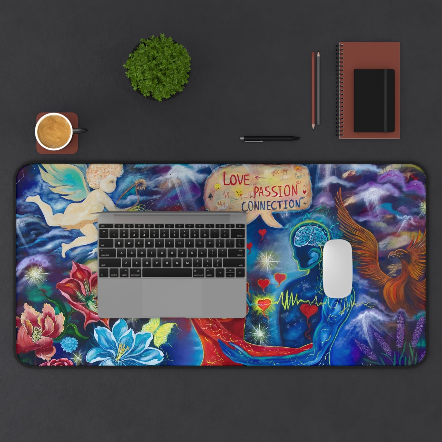 Desk Mat - Love, Passion & Connection Desk Mat