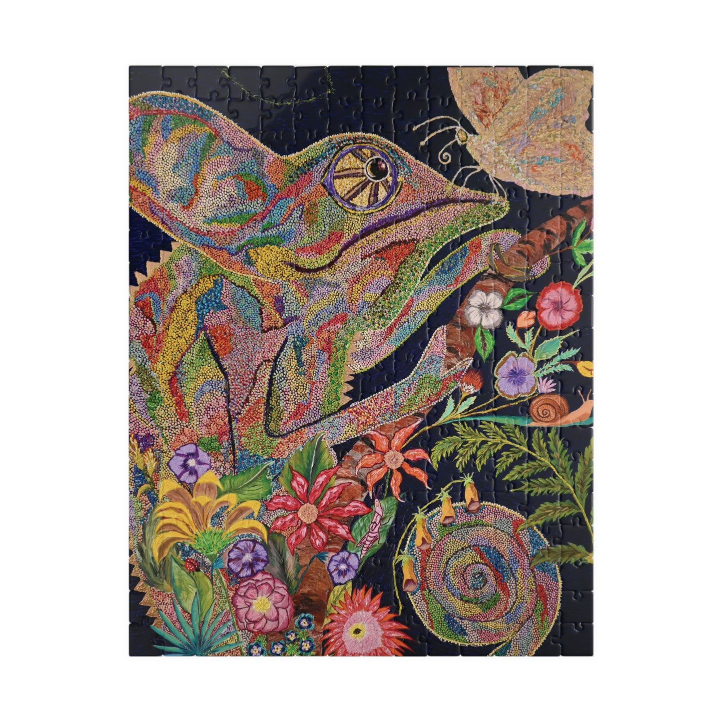 Puzzle - Chameleon and Butterfly