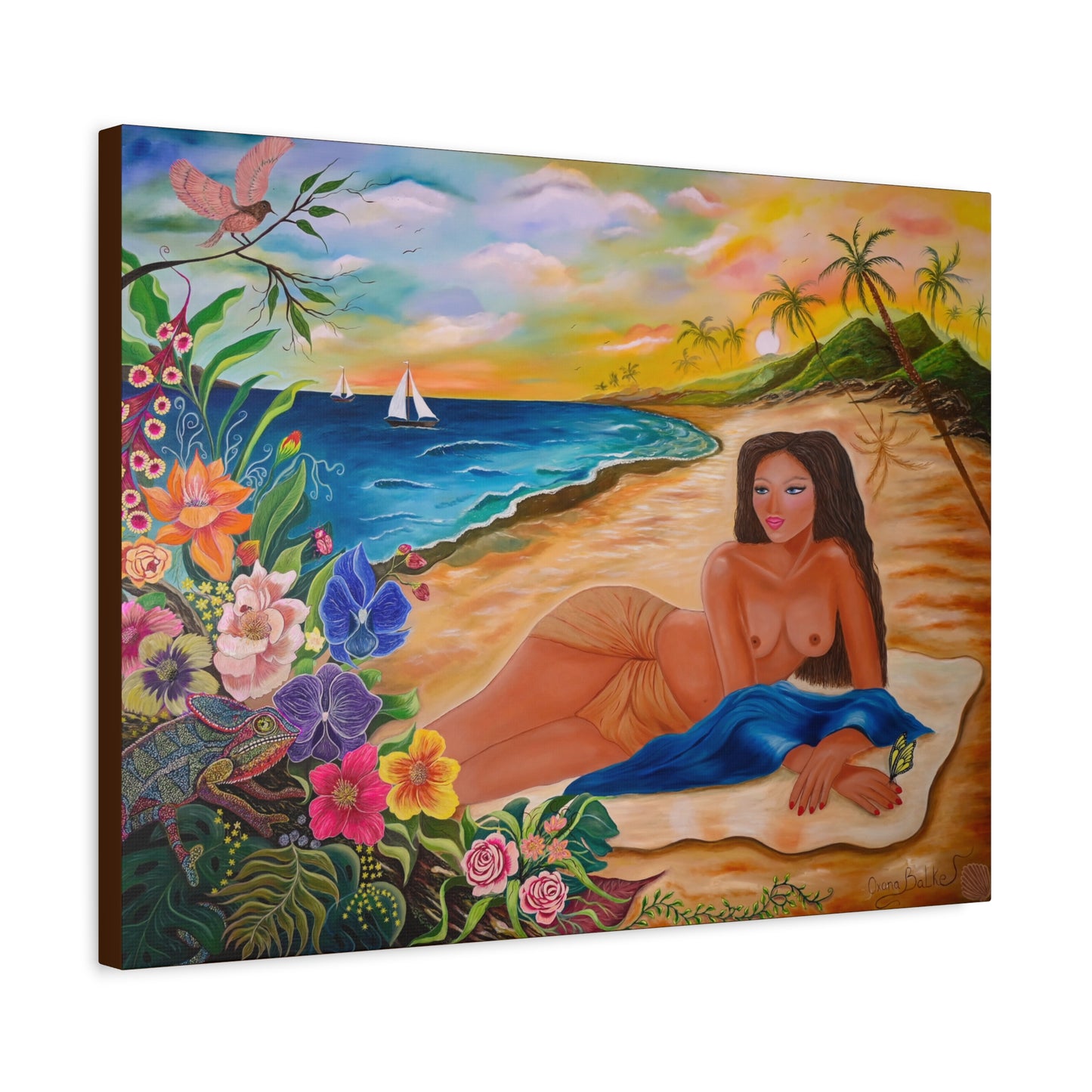 Canvas Print - THE ISLAND MUSE