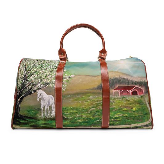 Horse & Ranch-Themed Duffel Travel Bag