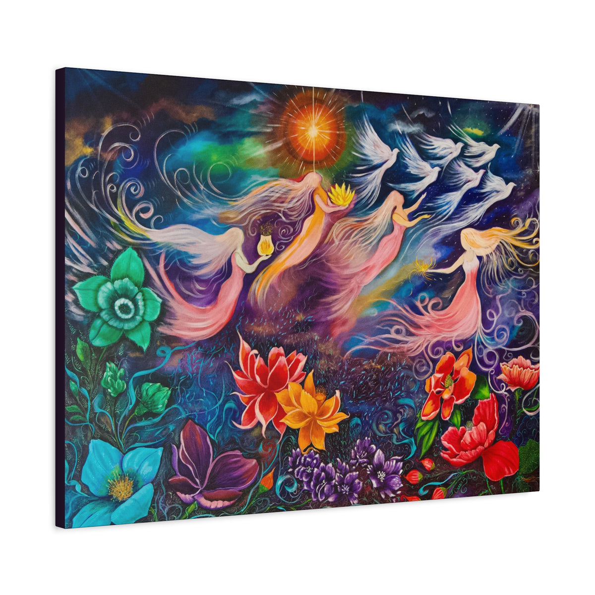 Canvas Print — She Who Carries the Sun