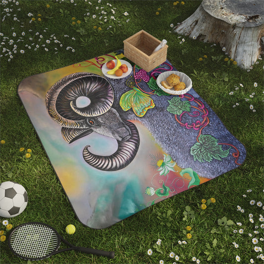 Ram Picnic Blanket