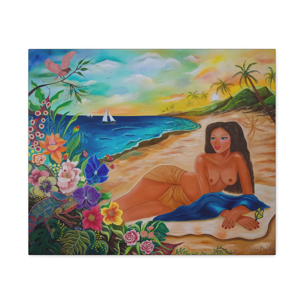 Canvas Print - THE ISLAND MUSE