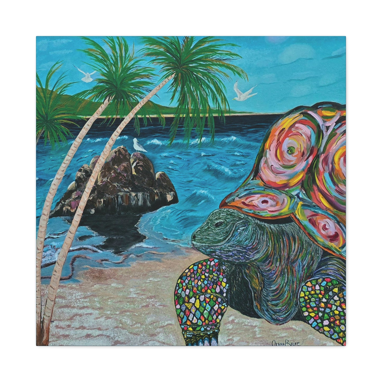 Canvas Print - HAPPY TURTLE