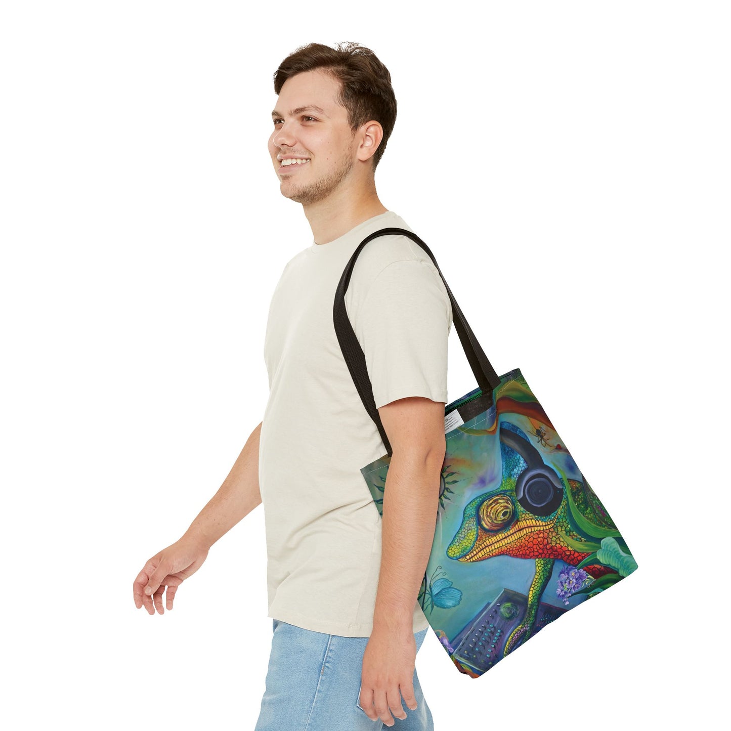 Chameleon's The Fearful Psyche Tote Bag (AOP)