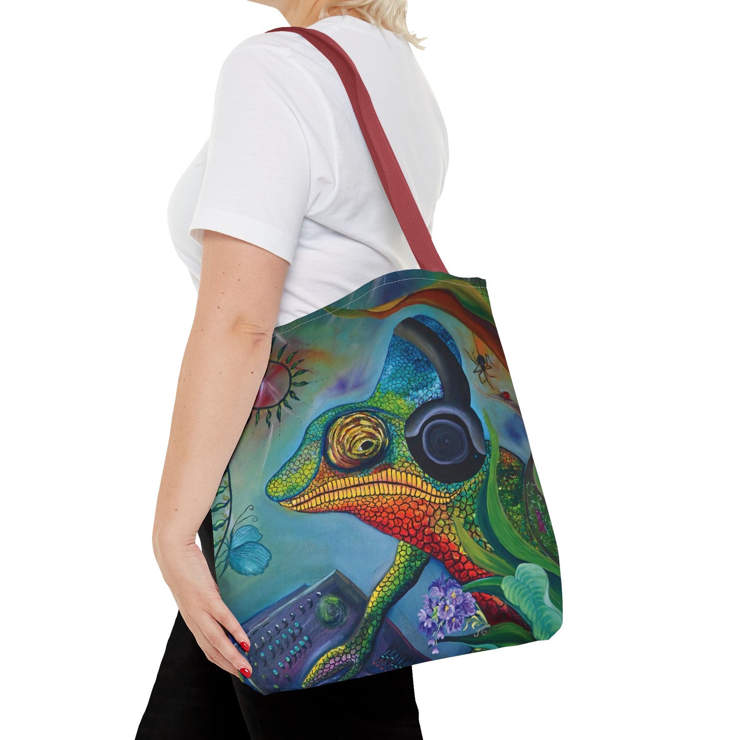 Chameleon's The Fearful Psyche Tote Bag (AOP)