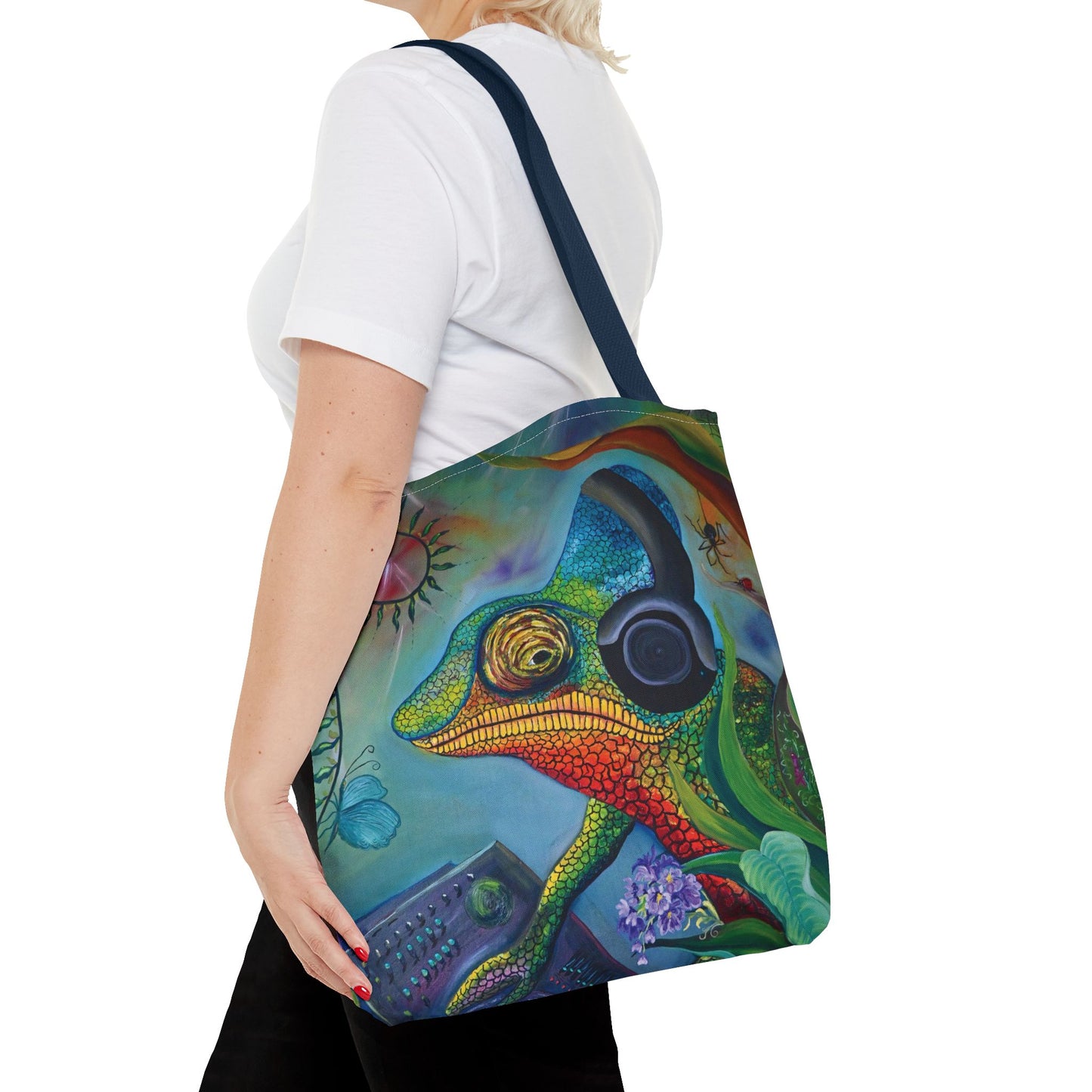 Chameleon's The Fearful Psyche Tote Bag (AOP)