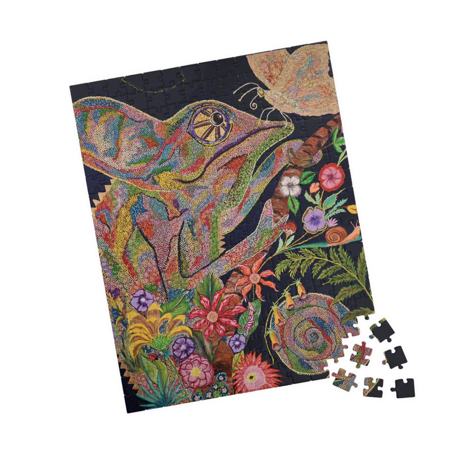Puzzle - Chameleon and Butterfly