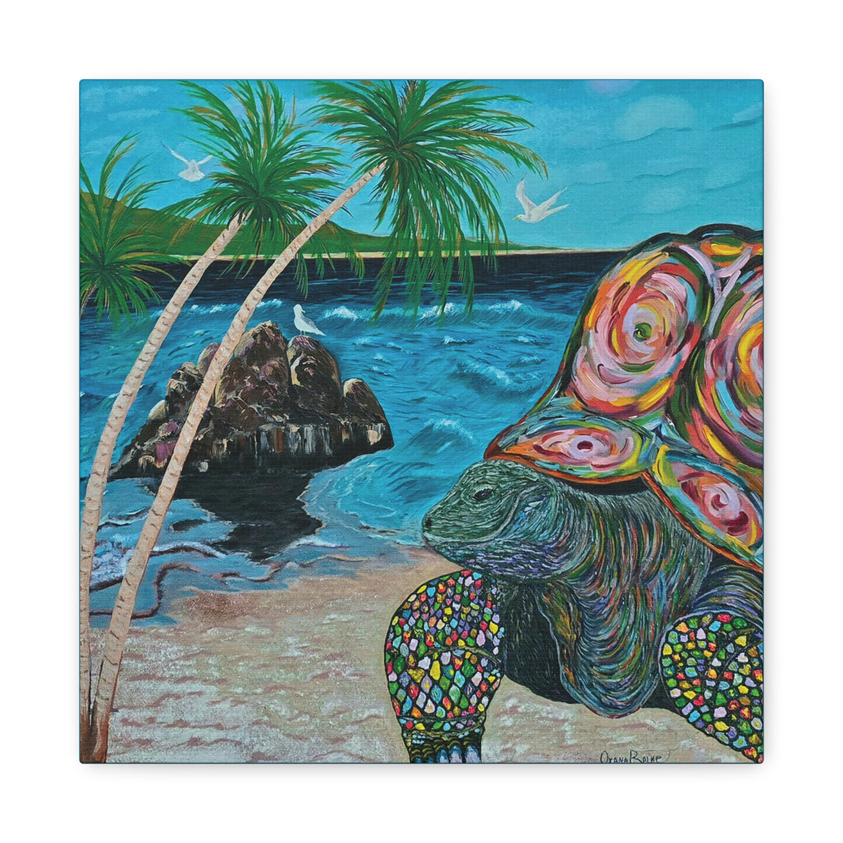 Canvas Print - HAPPY TURTLE