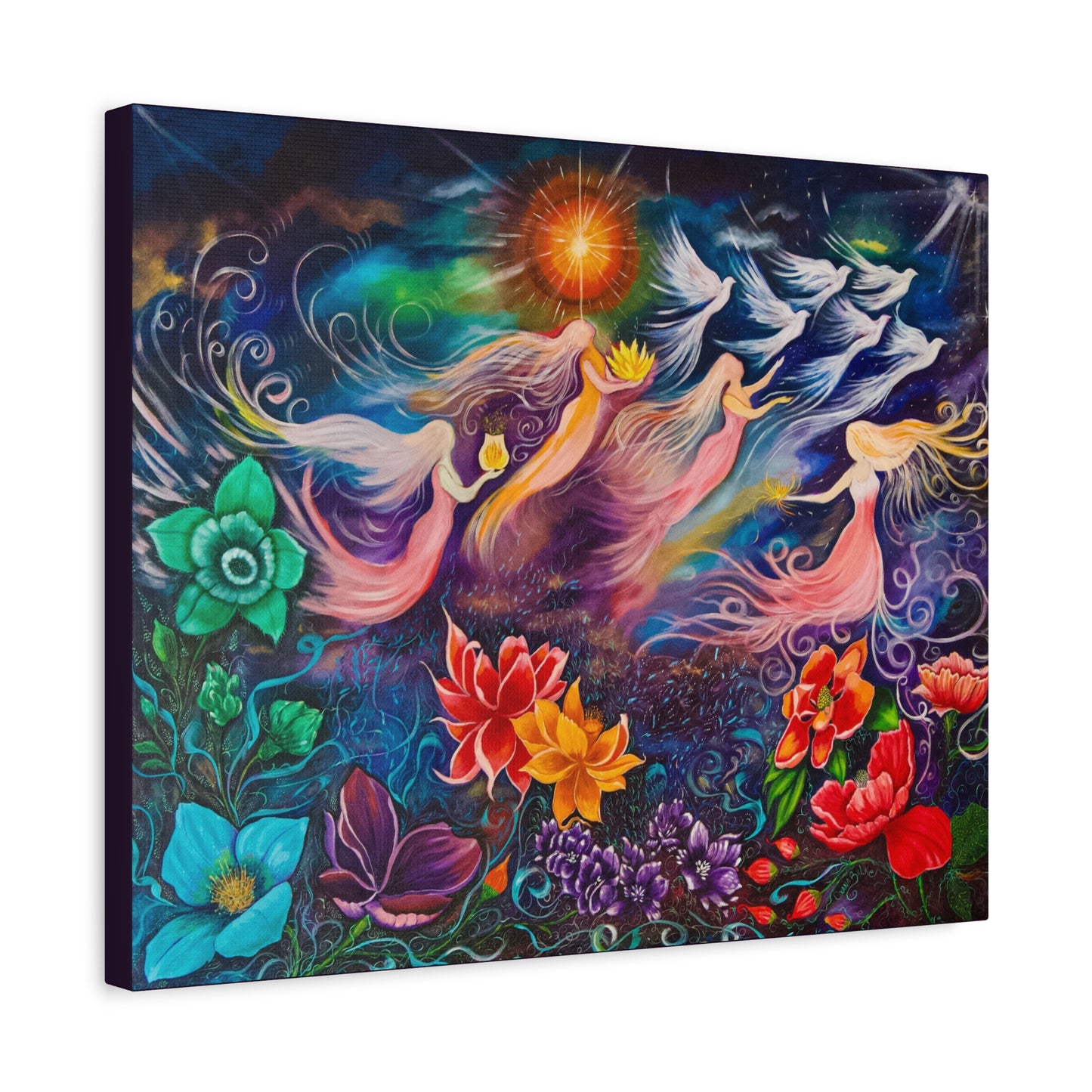 Canvas Print — She Who Carries the Sun
