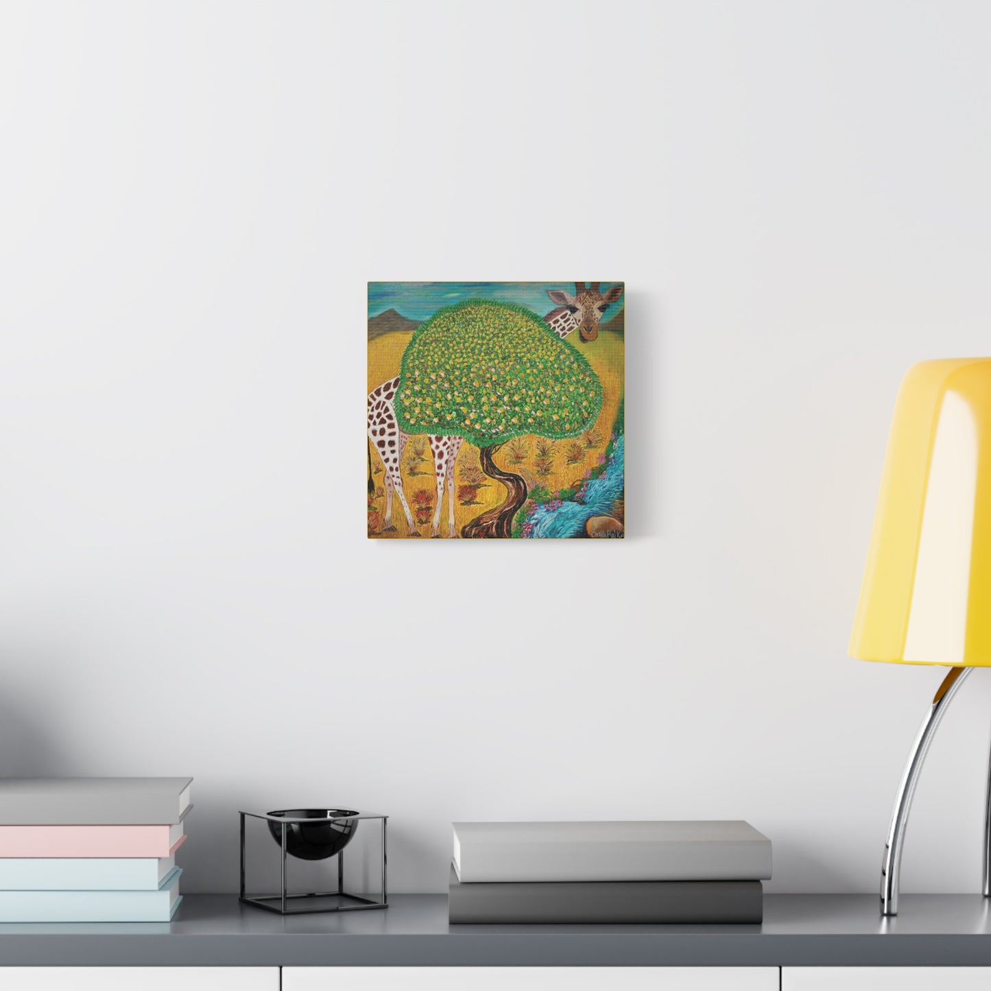 Canvas Print - HAPPY GIRAFFE