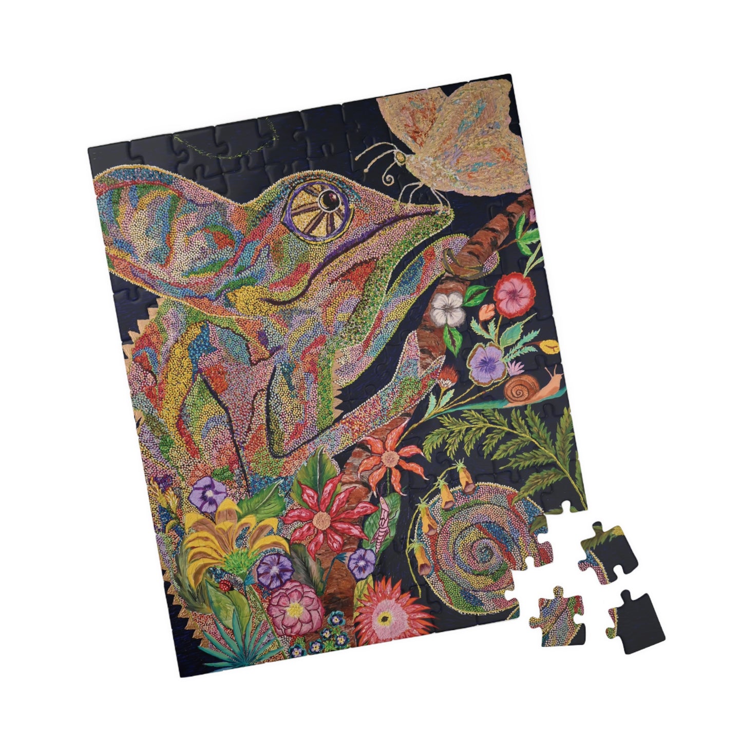 Puzzle - Chameleon and Butterfly