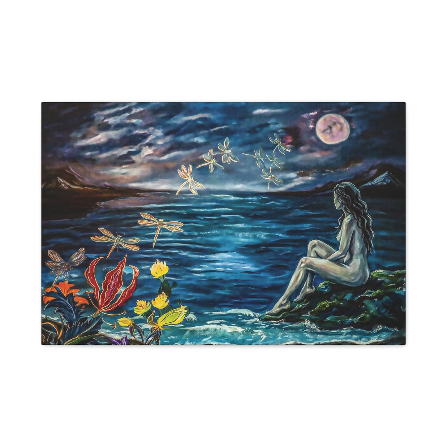 Canvas Print -MERMAID MOONLIGHT