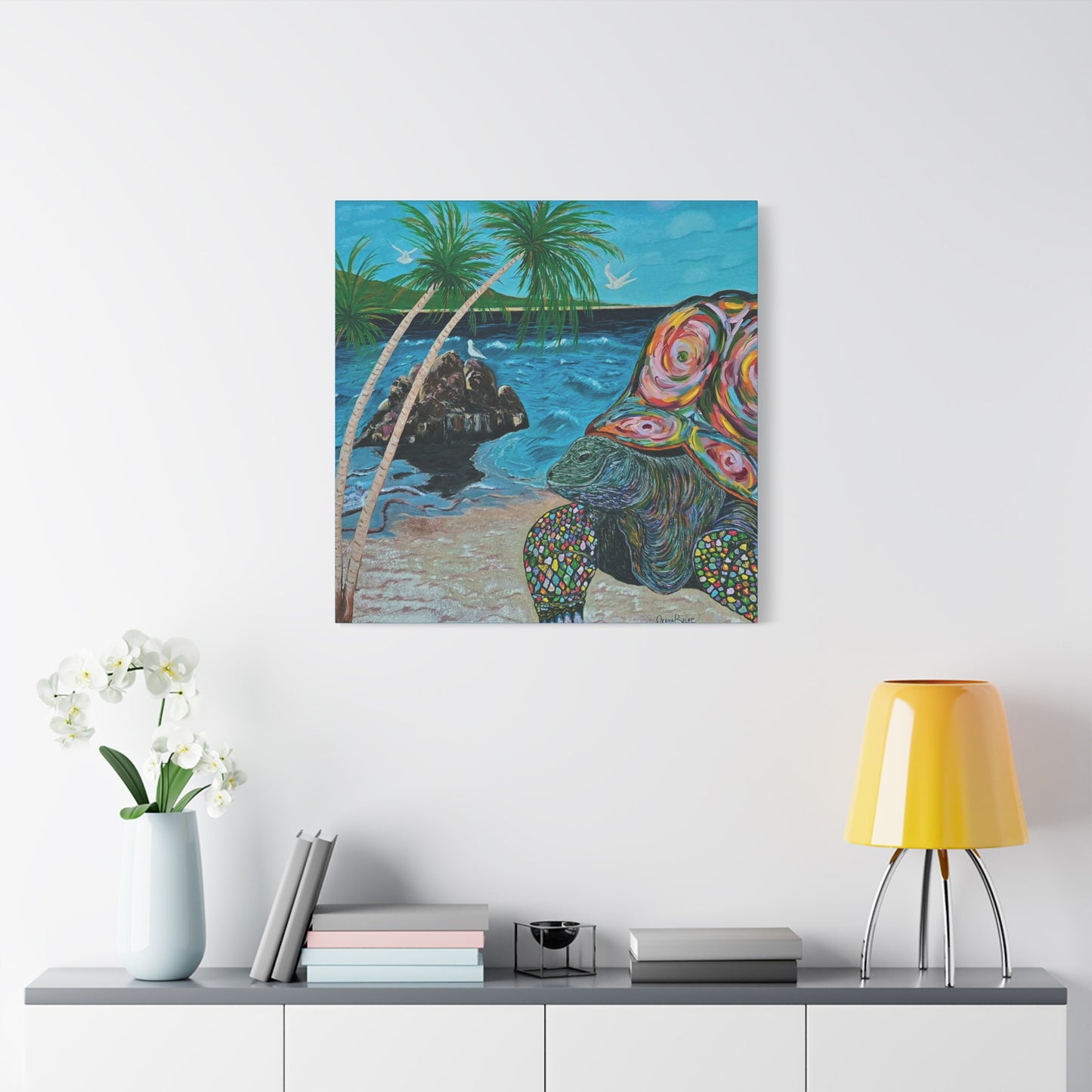 Canvas Print - HAPPY TURTLE