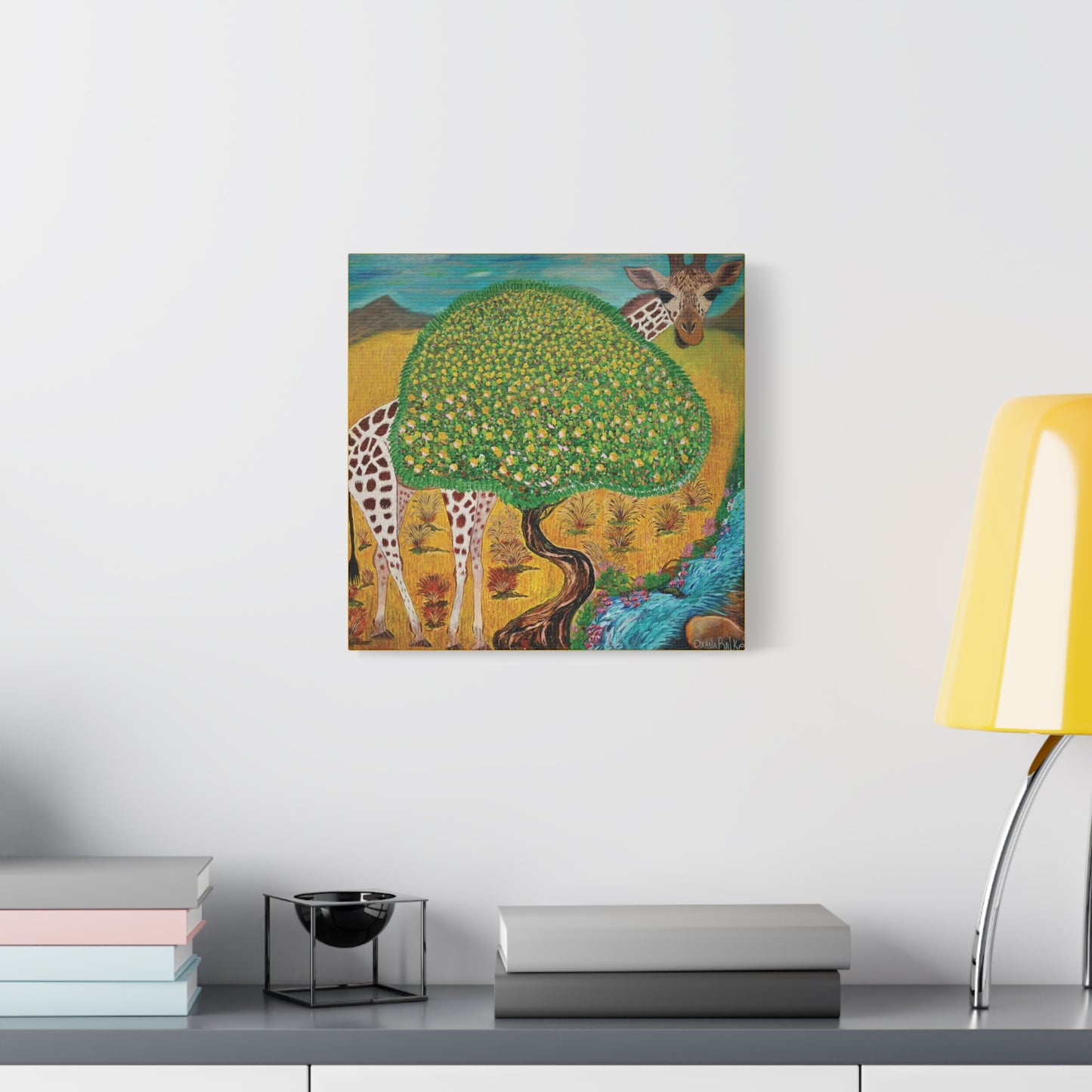 Canvas Print - HAPPY GIRAFFE