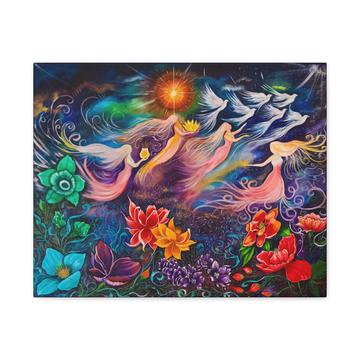 Canvas Print — She Who Carries the Sun