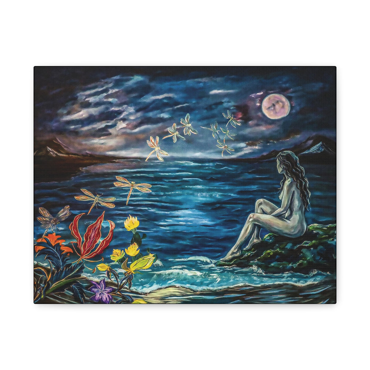 Canvas Print -MERMAID MOONLIGHT