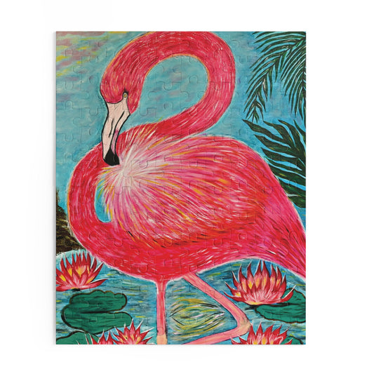 PINK FLAMINGO Puzzle (120, 252, 500-Piece)