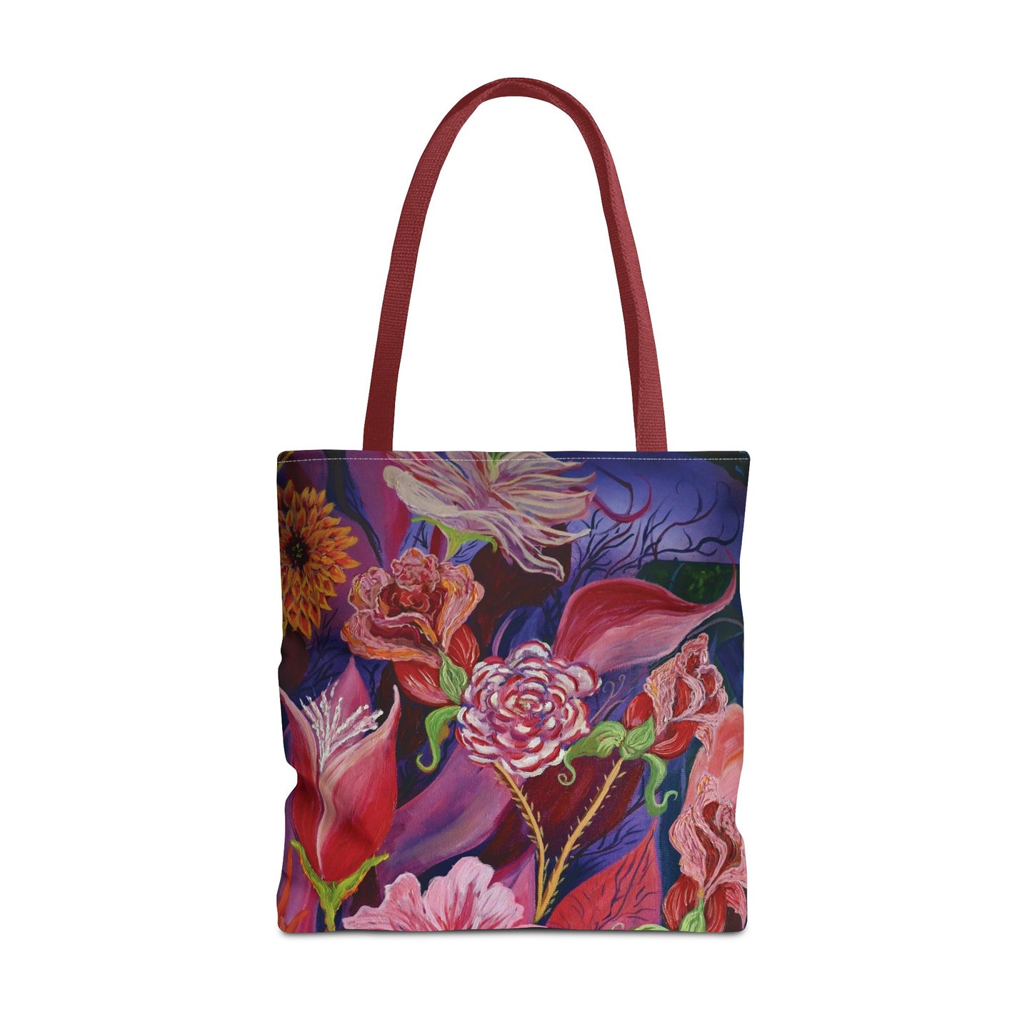 Nighttime Flowers Tote Bag
