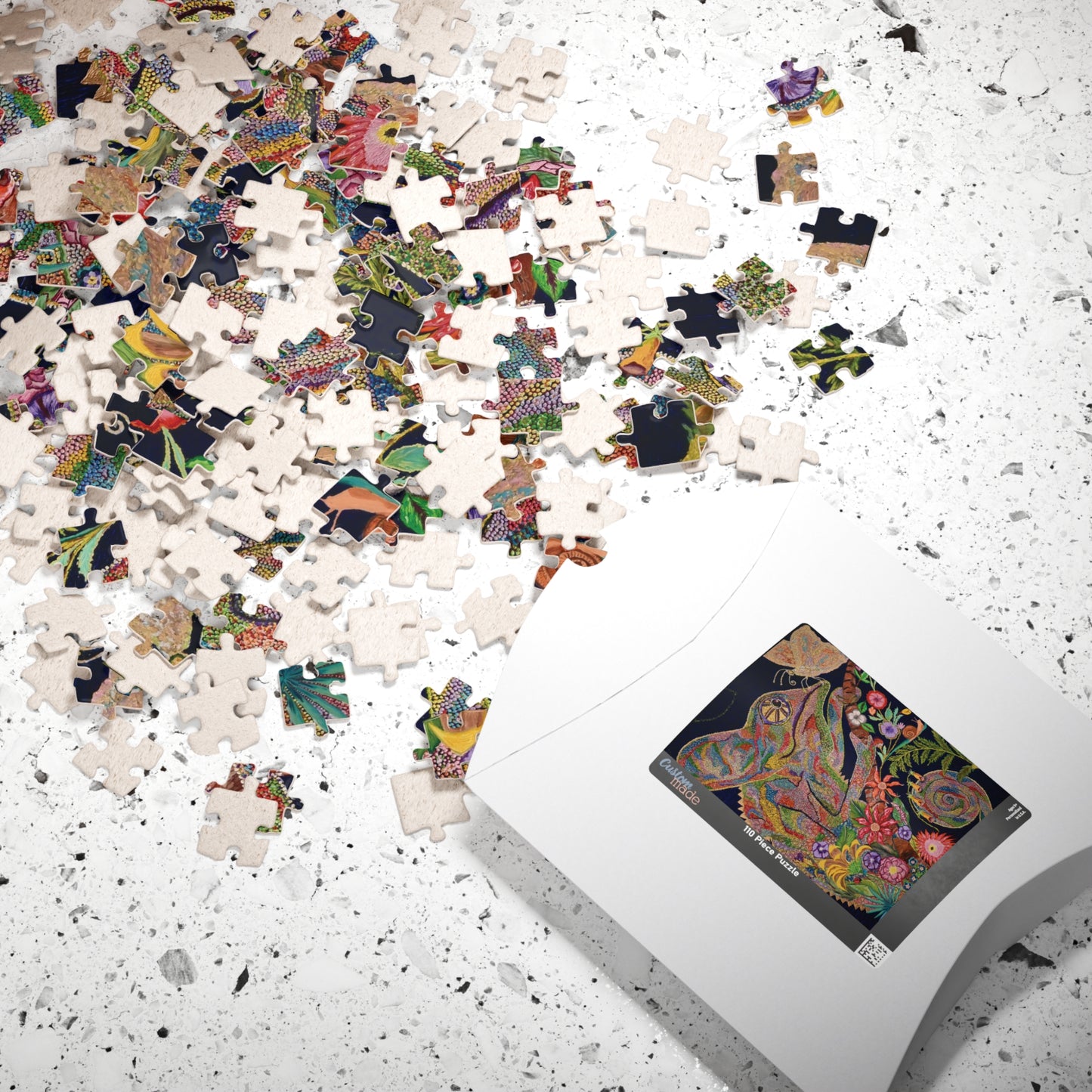 Puzzle - Chameleon and Butterfly
