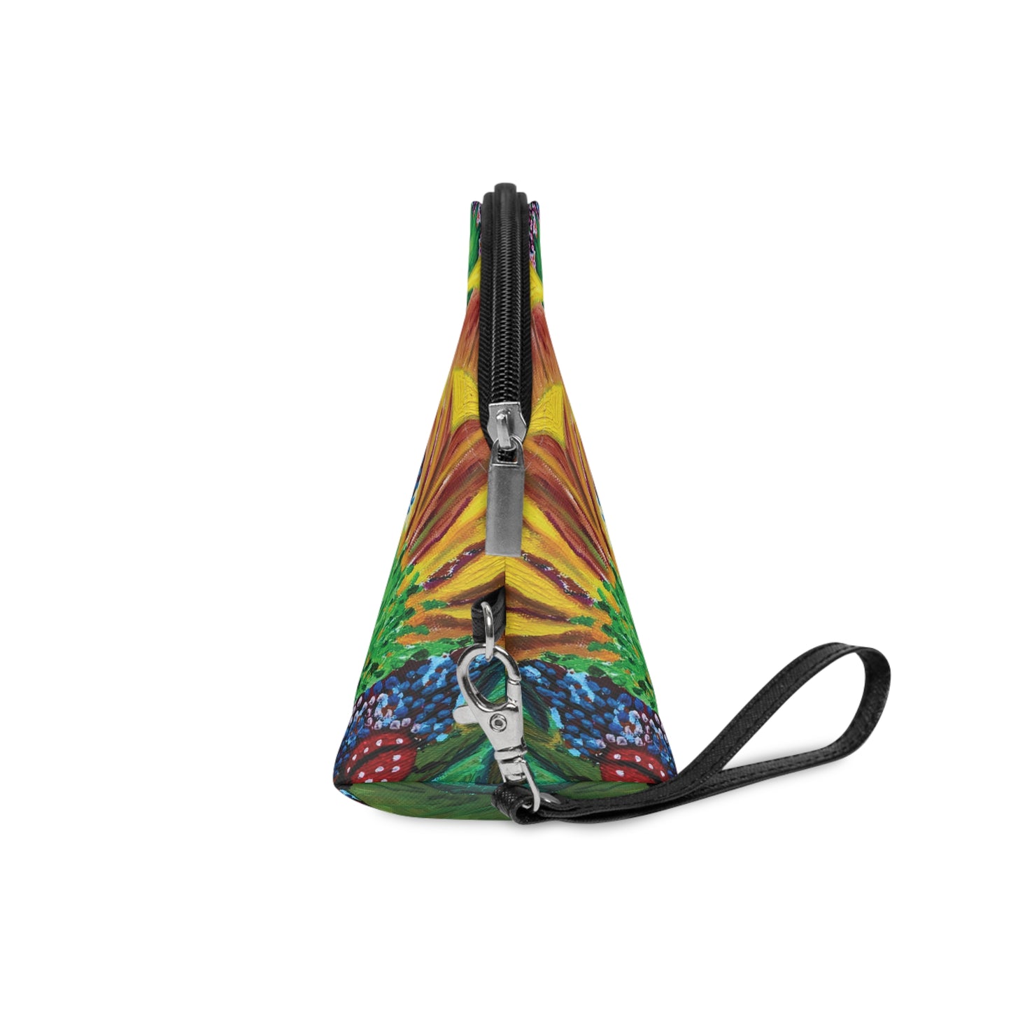 Colorful Floral Makeup Bag