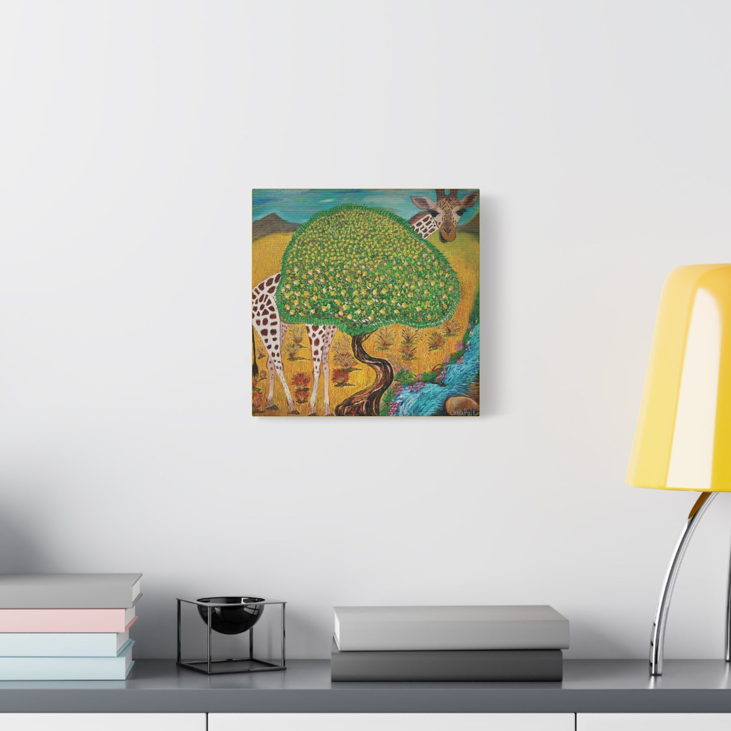 Canvas Print - HAPPY GIRAFFE