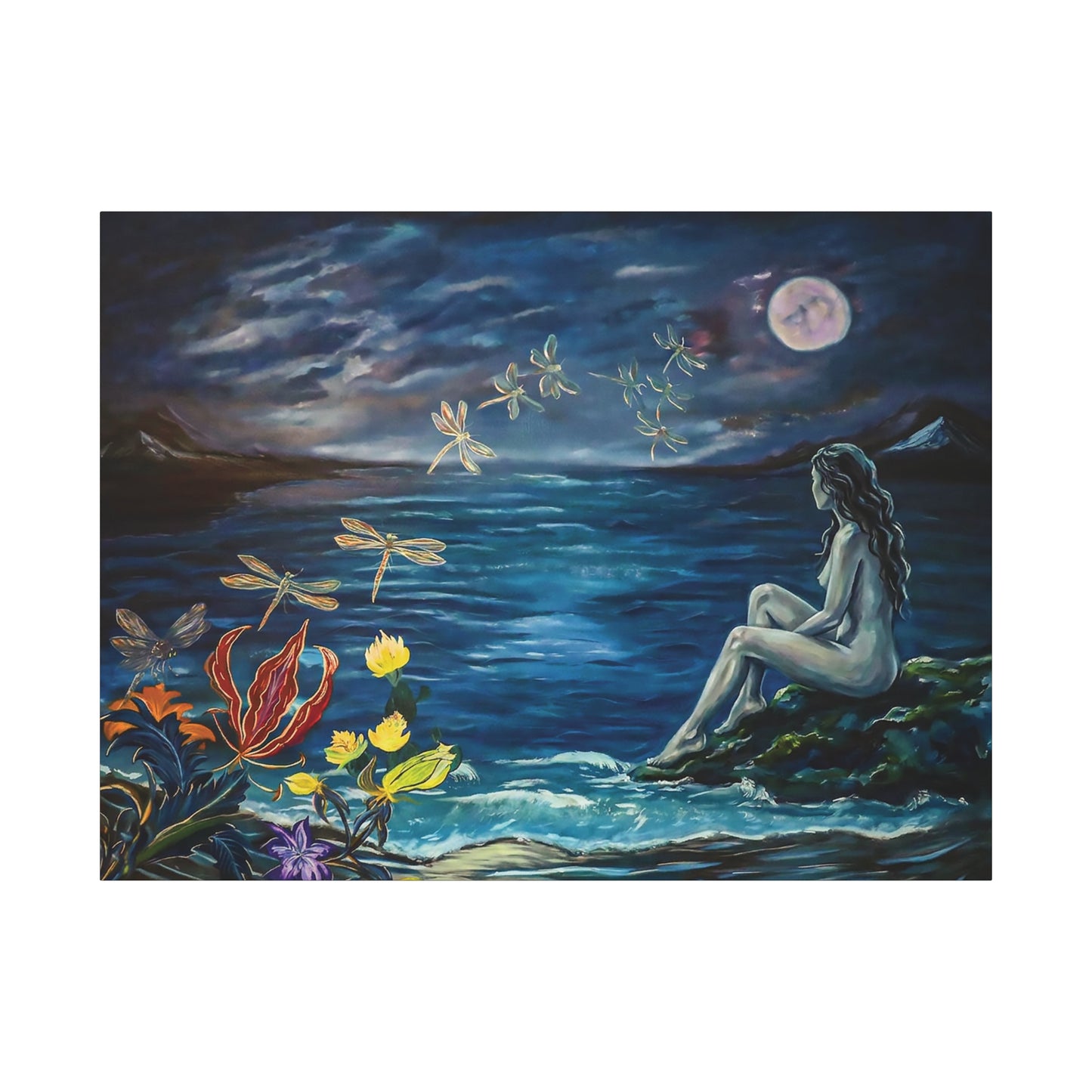 Canvas Print -MERMAID MOONLIGHT