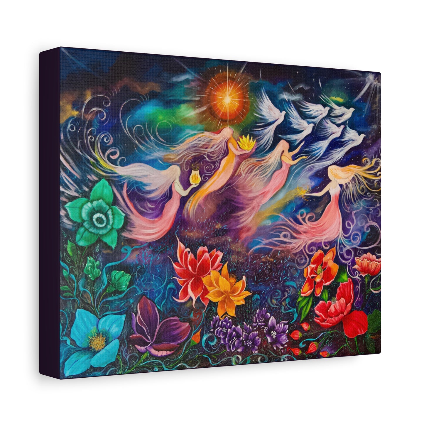 Canvas Print — She Who Carries the Sun