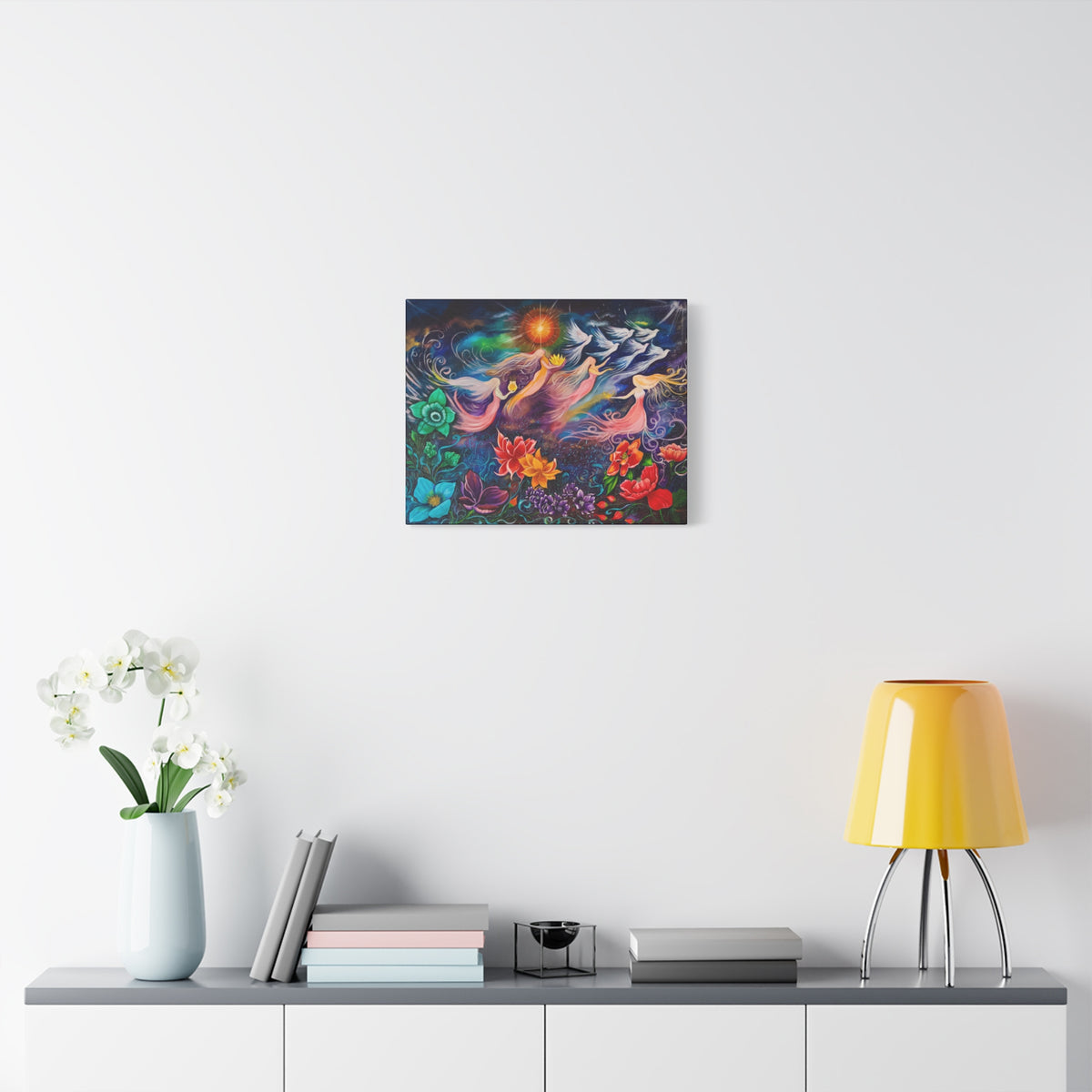 Canvas Print — She Who Carries the Sun