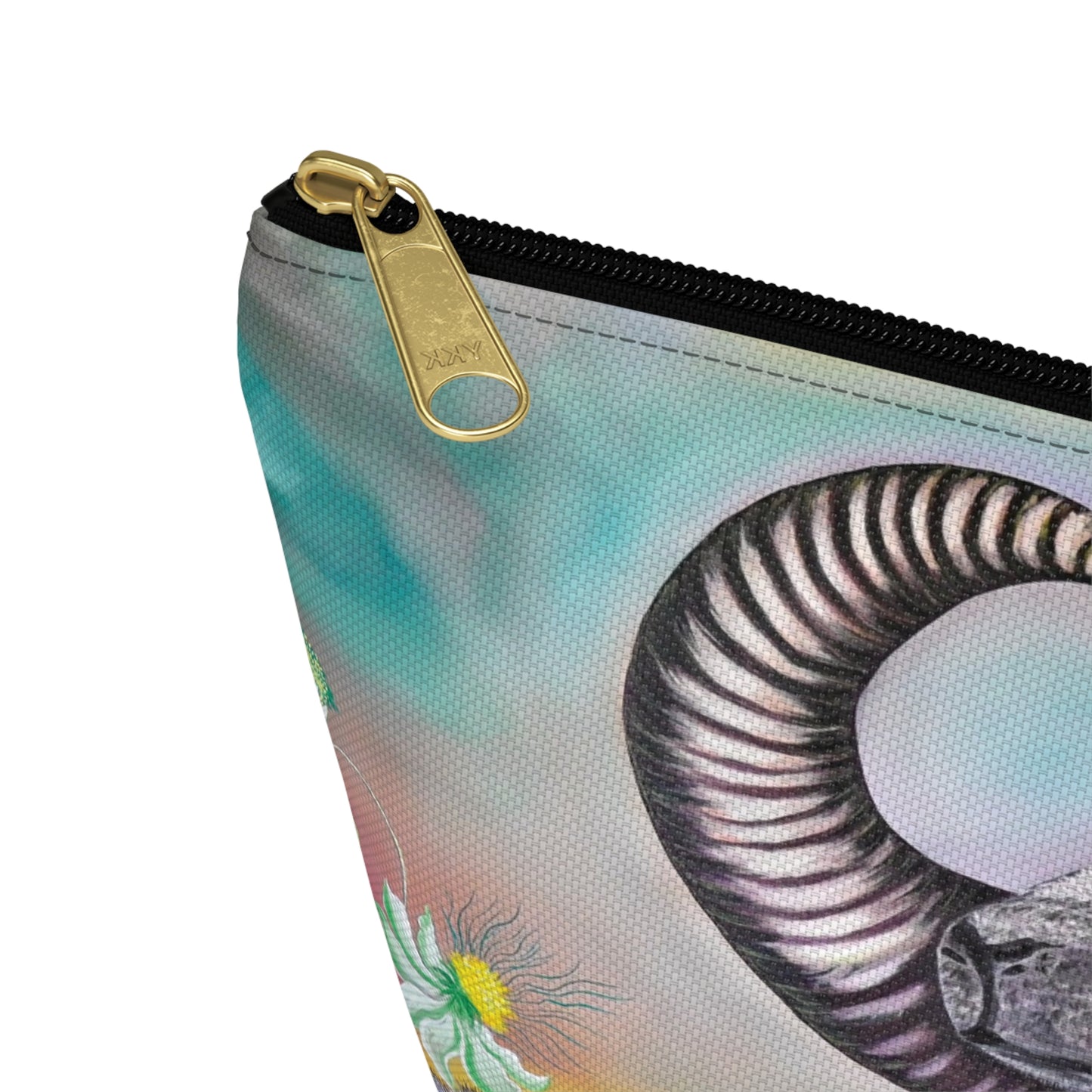 Ram and Butterfly Accessory Pouch