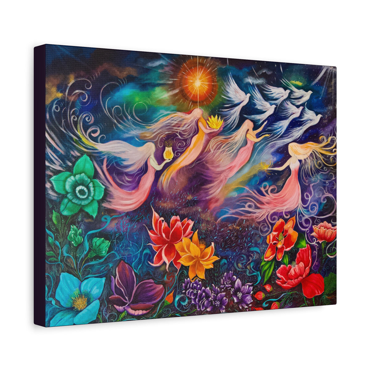 Canvas Print — She Who Carries the Sun